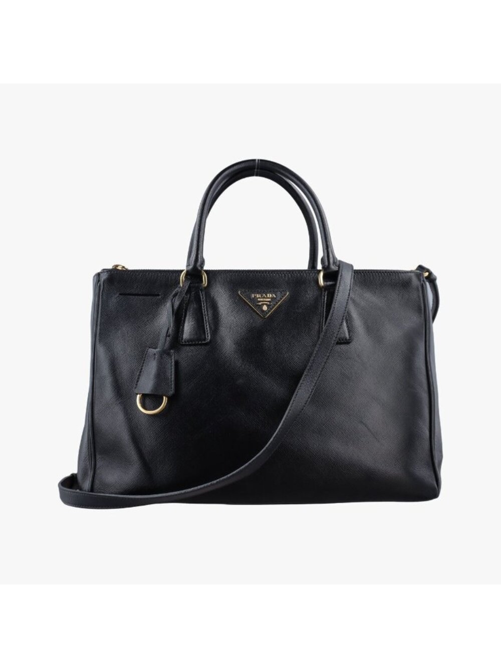 Prada Galleria Black Saffiano Leather